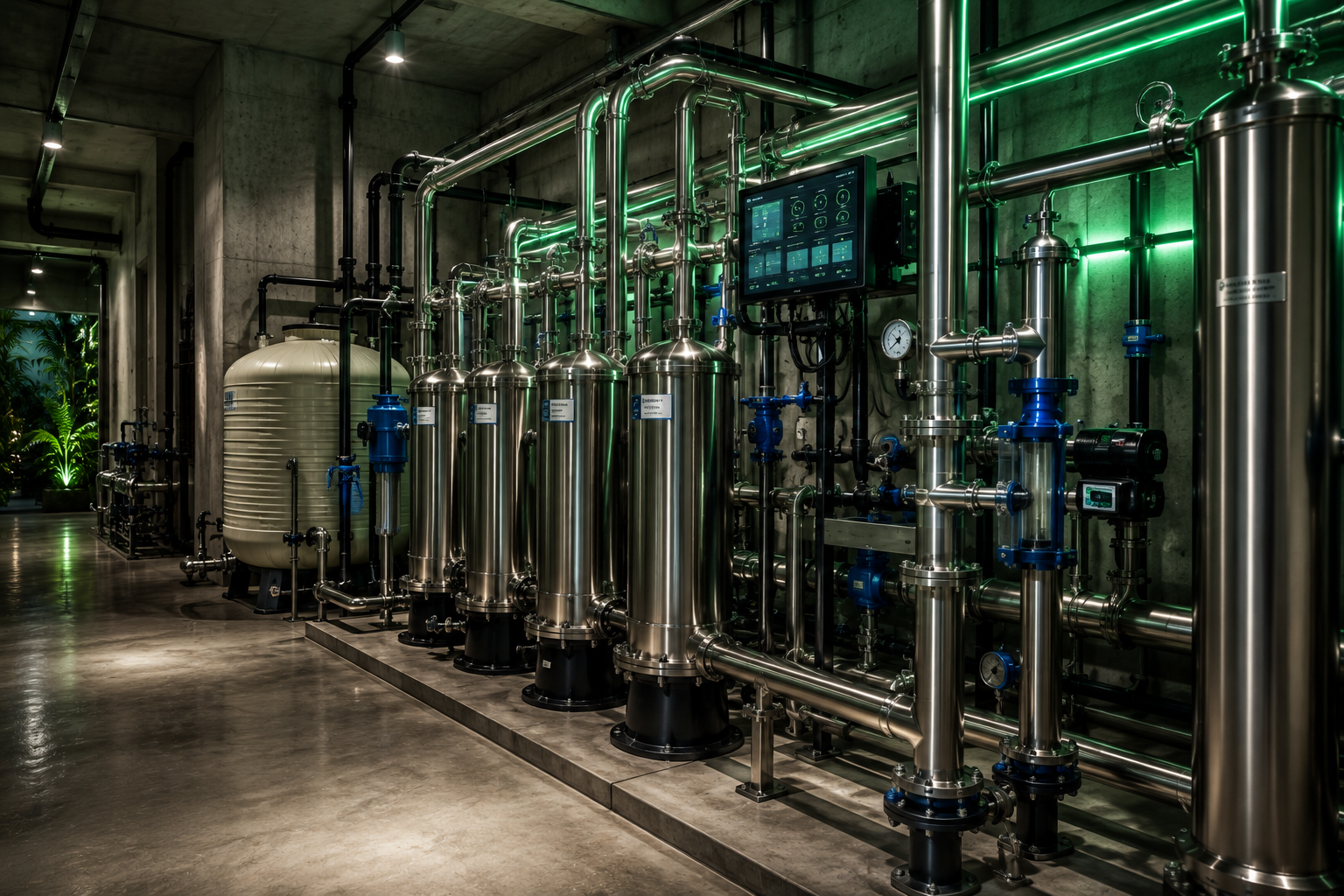 Planta de tratamiento y recuperación de agua