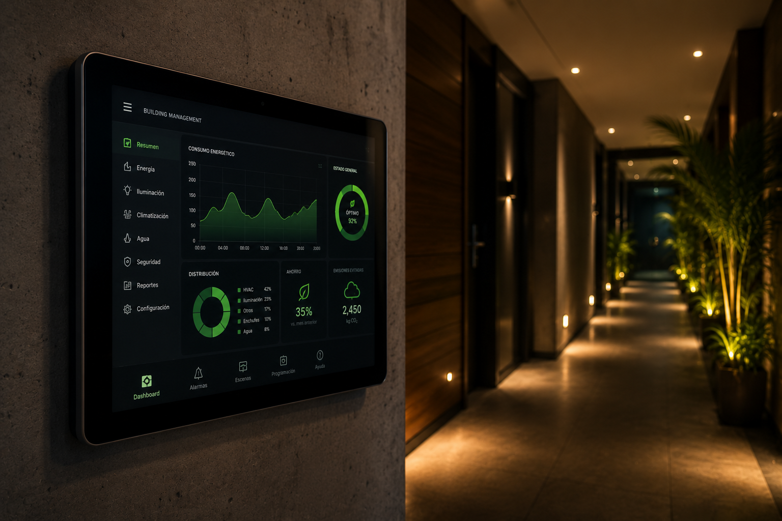 Sistema de automatización energética BMS